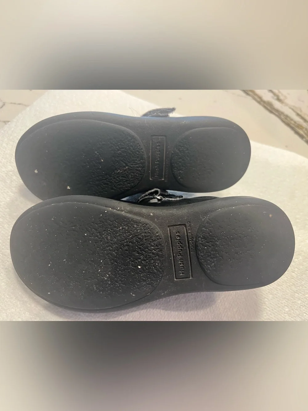 Hush Puppy Girls Black Mary Jane School Shoes 10.5